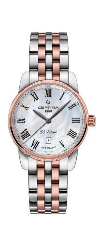 Certina DS Podium Automatic 29 Stainless Steel / Rose Gold PVD / MOP / Bracelet