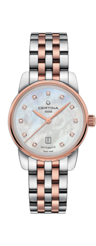 Certina DS Podium Automatic 29 Stainless Steel / Rose Gold PVD / MOP / Bracelet