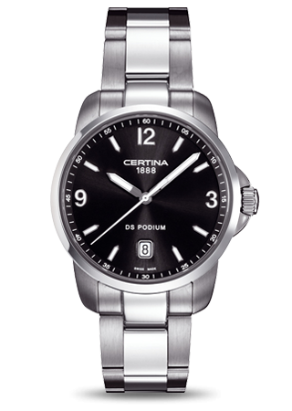 Certina DS Podium 3 Hands Black