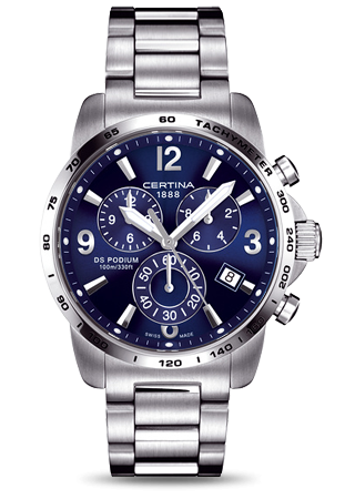 Certina DS Podium Big Size Chrono Blue