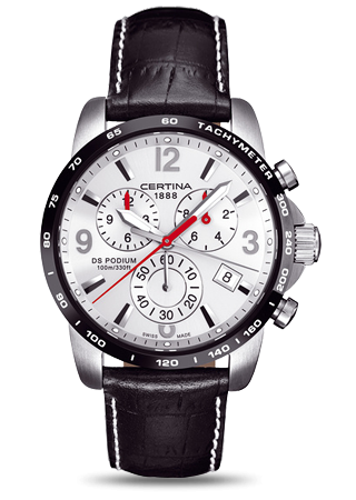 Certina DS Podium Big Size Chrono Silver