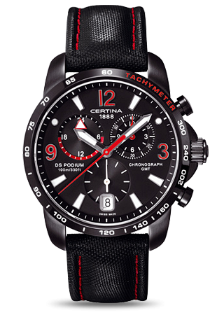 Certina DS Podium Big Size Chrono GMT PVD