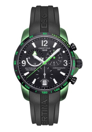 Certina DS Podium Big Size Chrono GMT Aluminium Green