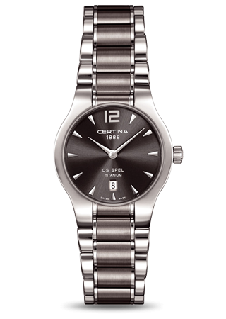 Certina DS Spel Lady Round Titanium Grey