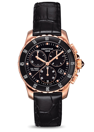Certina DS First Lady Ceramic Chrono Rose