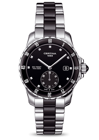 Certina DS First Lady Ceramic Black Bracelet