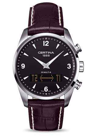 Certina DS Multi-8 Black Strap