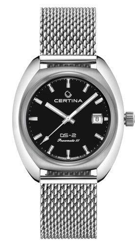 Certina DS-2 Powermatic 80 Stainless Steel / Black / Bracelet