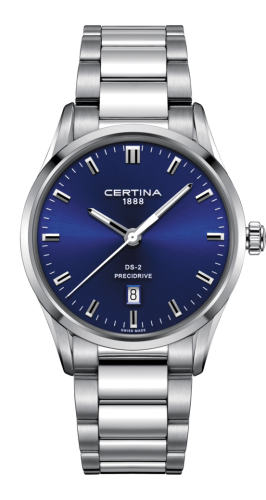 Certina DS-2 Quartz Stainless Steel / Blue / Bracelet
