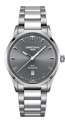 Certina DS-2 Quartz Stainless Steel / Grey / Bracelet