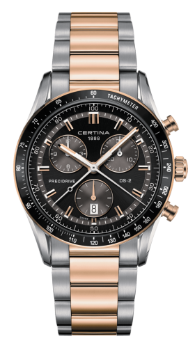 Certina DS-2 Chronograph Two Tone / Black / Bracelet