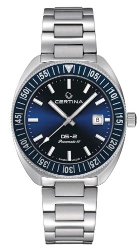 Certina DS-2 Turning Bezel Powermatic 80 Stainless Steel / Blue / Bracelet