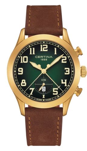 Certina DS Pilot Rose Gold / Green