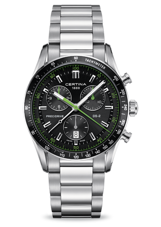 Certina DS 2 Chrono 1/100 Sec PreciDrive Green
