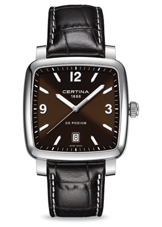 Certina DS Podium Square Brown