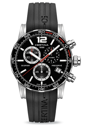 Certina DS Sport Chrono Black Rubber