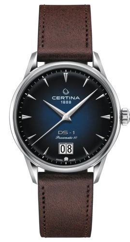Certina DS-1 Big Date Powermatic 80 Stainless Steel / Blue