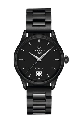 Certina DS-1 Big Date Powermatic 80 PVD / Black / Bracelet