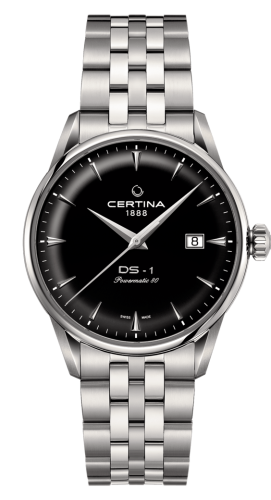 Certina DS-1 Powermatic 80 40 Stainless Steel / Black / Bracelet