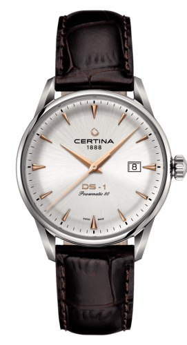 Certina DS-1 Powermatic 80 40 Stainless Steel / Silver / Strap