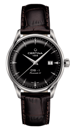 Certina DS-1 Powermatic 80 40 Stainless Steel / Black / Strap