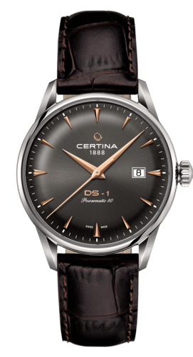 Certina DS-1 Powermatic 80 40 Stainless Steel / Grey / Strap