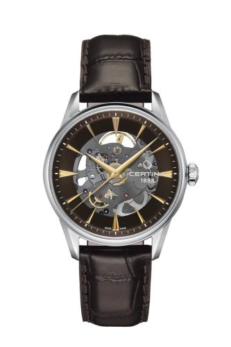 Certina DS-1 Skeleton Stainless Steel / Grey