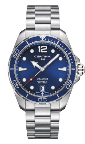 Certina DS Action 43 Quartz Stainless Steel / Blue