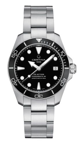 Certina DS Action Diver 38 Powermatic 80 Stainless Steel / Black