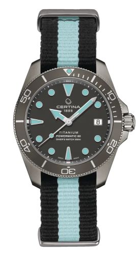 Certina DS Action Diver 38 Powermatic 80 Titanium / Grey / NATO