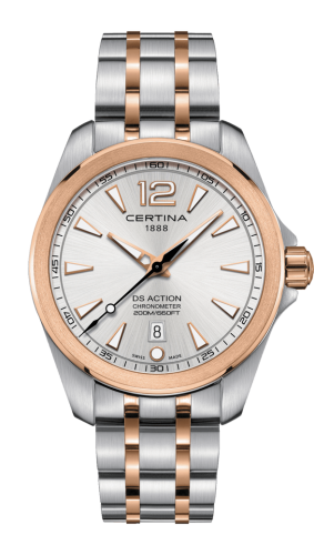 Certina DS Action 41 Quartz Two Tone / Silver