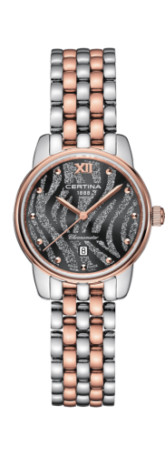 Certina DS-8 Lady Stainless Steel - Rose Gold / Grey / Bracelet