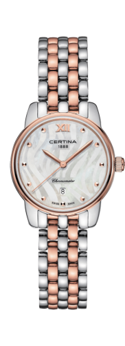 Certina DS-8 Lady Stainless Steel - Rose Gold / MOP / Bracelet