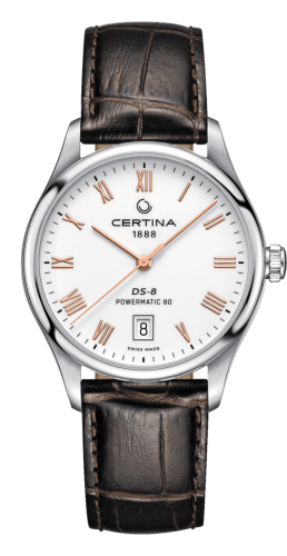 Certina DS-8 Powermatic Stainless Steel / White / Strap