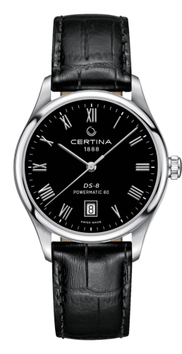 Certina DS-8 Powermatic Stainless Steel / Black / Strap