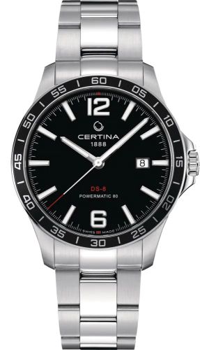 Certina DS-8 Powermatic Stainless Steel / Black / Bracelet