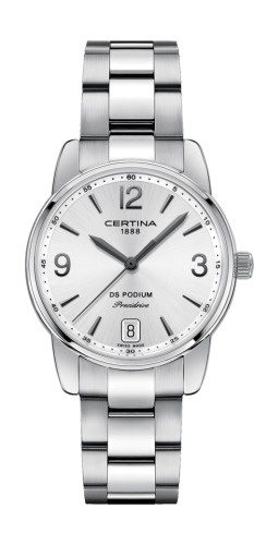 Certina DS Podium 33 Stainless Steel / Silver / Bracelet