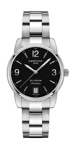Certina DS Podium 33 Stainless Steel / Black / Bracelet