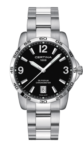 Certina DS Podium 40 Stainless Steel / Black / Bracelet