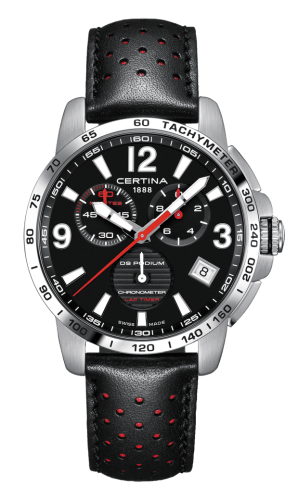 Certina DS Podium Lap Timer Stainless Steel / Black