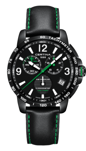 Certina DS Podium Lap Timer PVD / Black