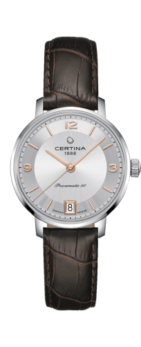 Certina DS Caimano Powermatic 80 Stainless Steel / Silver / Strap