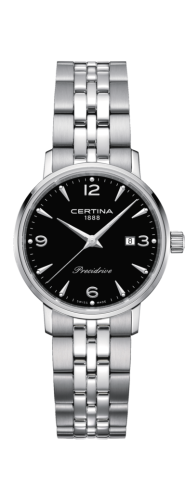 Certina Ds Caimano Lady Stainless Steel / Black / Bracelet