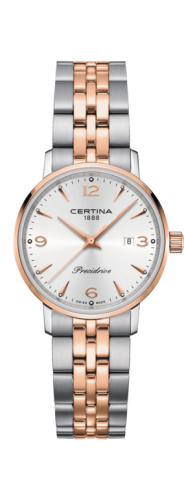 Certina DS Caimano Lady Stainless Steel - Rose Gold / Silver / Bracelet