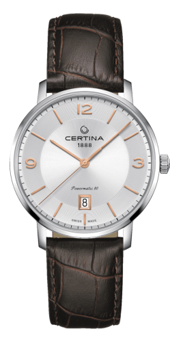 Certina DS Caimano Powermatic 80 Stainless Steel / Silver / Strap
