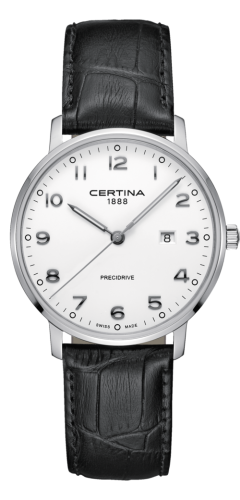 Certina DS Caimano 39 Stainless Steel / White / Strap