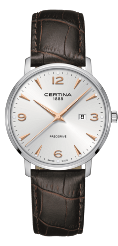 Certina DS Caimano 39 Stainless Steel / Silver / Strap
