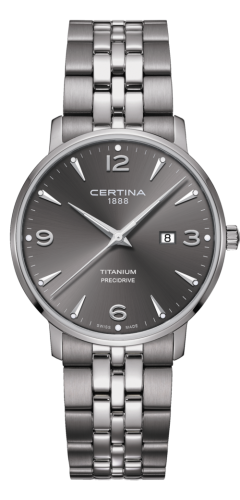 Certina DS Caimano 39 Titanium / Grey / Bracelet