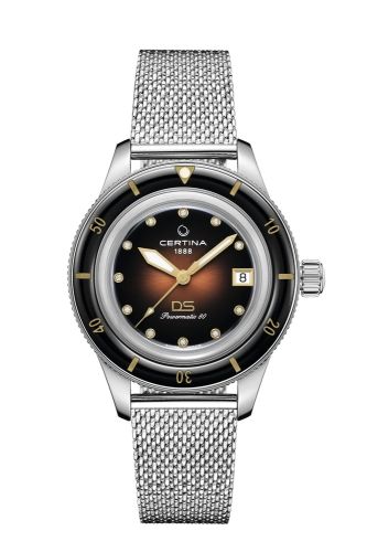 Certina DS PH200M 39 Stainless Steel / Brown Gradient / Mesh