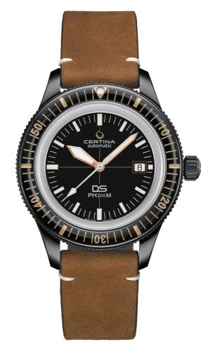 Certina DS PH200M PVD / Black / Calf